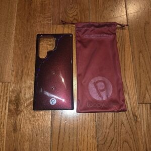 Loopy Case Sparkling Maroon Phone Case For Samsung S23 Ultra